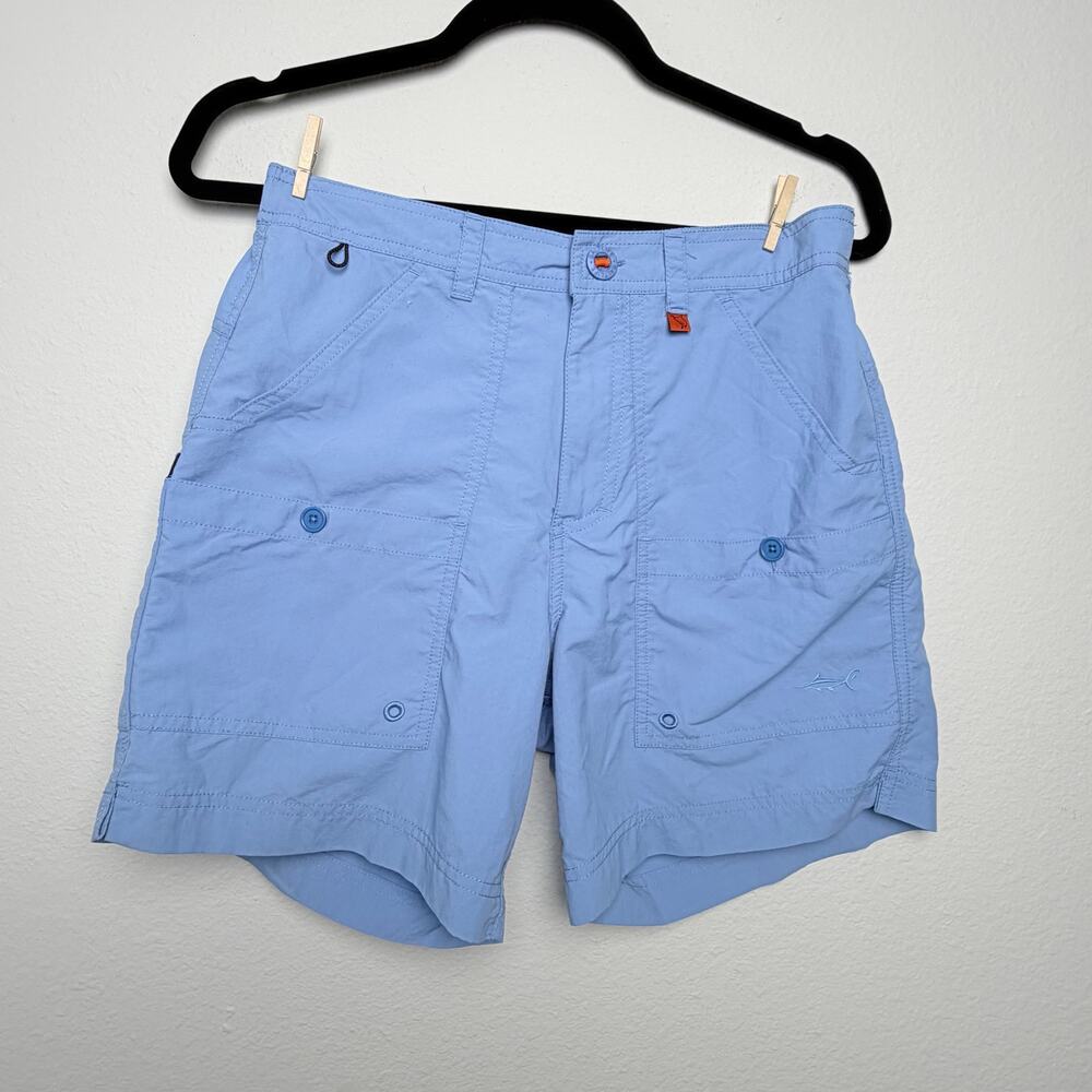 Salt Life Blue utility Fishing Shorts Men’s Small 28 Coastal